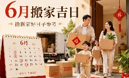 2026年6月适合搬家入宅的黄道吉日