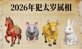 2026犯太岁的4个属相公布，运势影响提